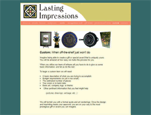 Tablet Screenshot of custom.lastingimpressions.biz